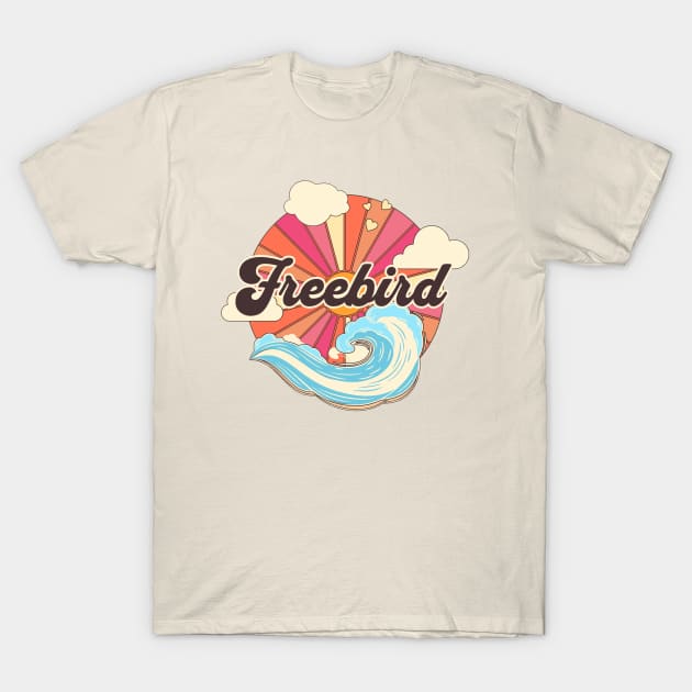 Freebird Ocean Summer T-Shirt by The Manny Cruz Show